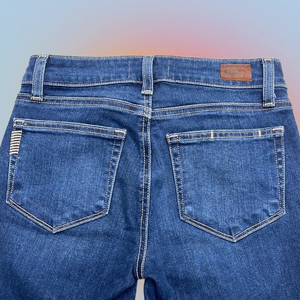 PAIGE Women’s 24 VERDUGO ANKLE Blue Jeans - Picture 3 of 4